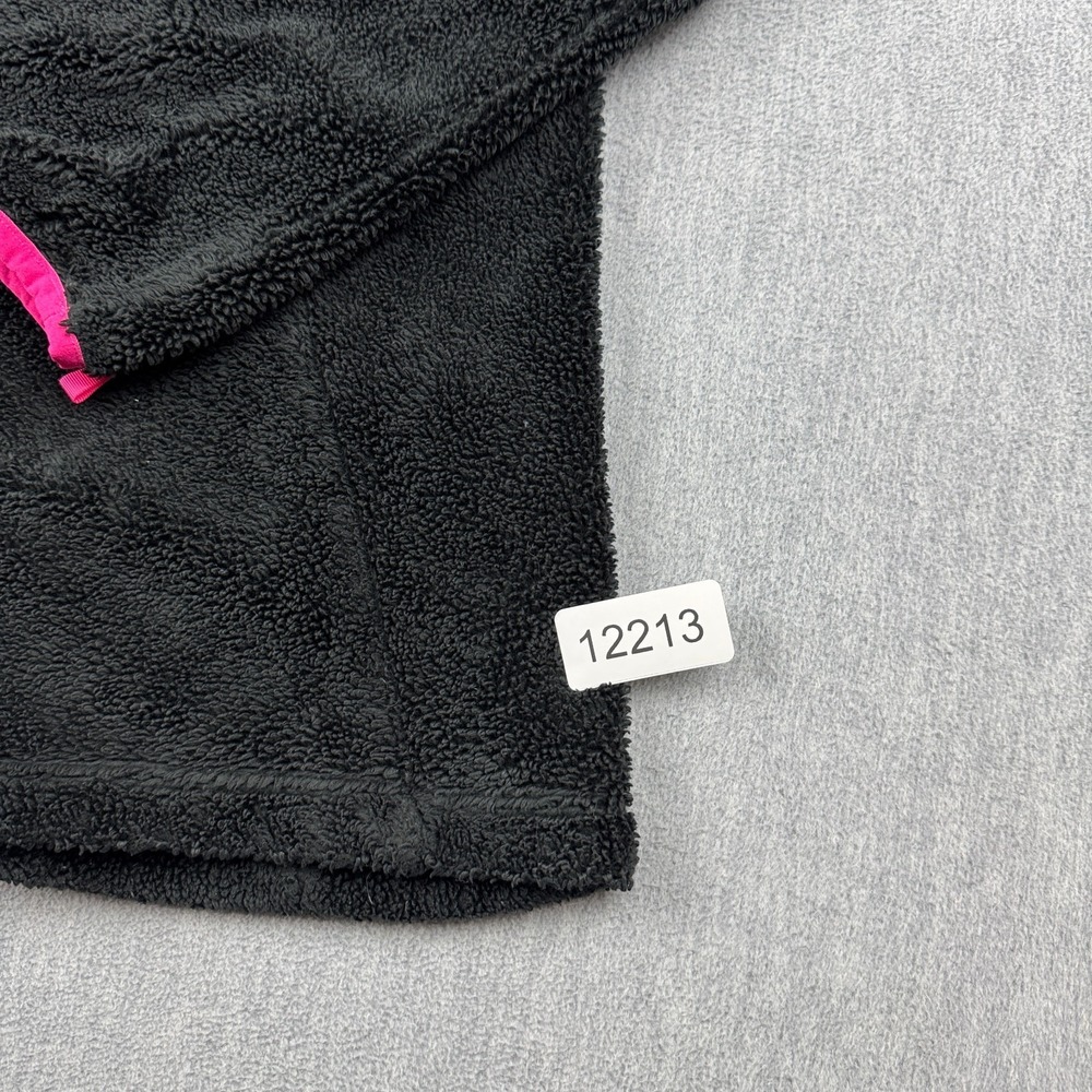 The North Face Jacket Teen‎ Girls XL 18 Black Pink Osolita High Fleece Full-Zip - Picture 12 of 12